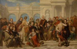 Painters and Sculptors by Nicaise De Keyser Oil Painting
