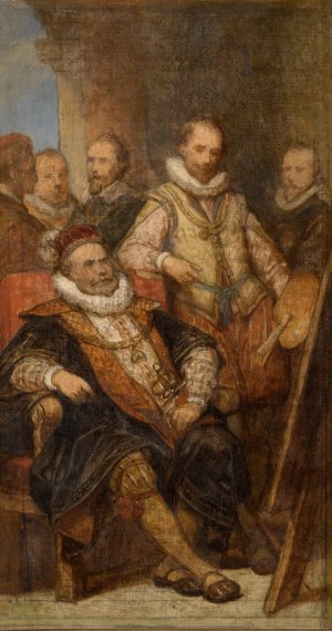 The Painter Bartholomeus Spranger in Vienna by Nicaise De Keyser Oil Painting