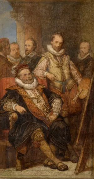 The Painter Bartholomeus Spranger in Vienna by Nicaise De Keyser Oil Painting