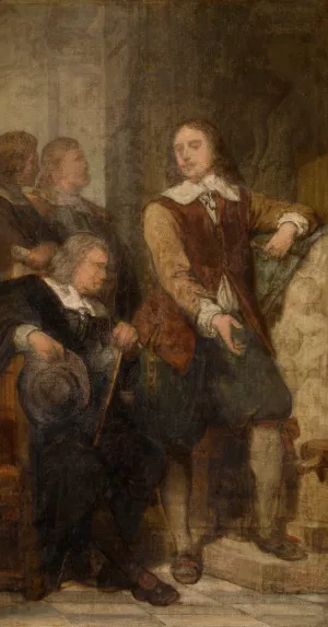 The Sculptor Artus Quellinus I in Amsterdam by Nicaise De Keyser Oil Painting