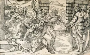 Samson and Delilah by Niccolo Boldrini Oil Painting