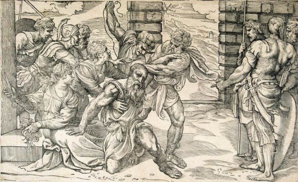 Main Product Photo of Samson and Delilah Painting by Niccolo Boldrini