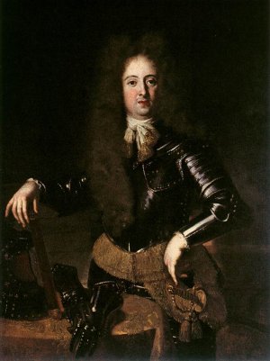 Portrait of Grand Prince Ferdinando de' Medici by Niccolo Cassana Oil Painting