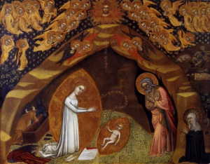 St Bridget and the Vision of the Nativity