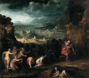 The Rape of Proserpine Oil painting by Niccolo dell Abbate