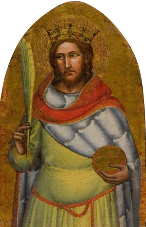 Saint Sigismund by Niccolo Di Pietro Gerini Oil Painting