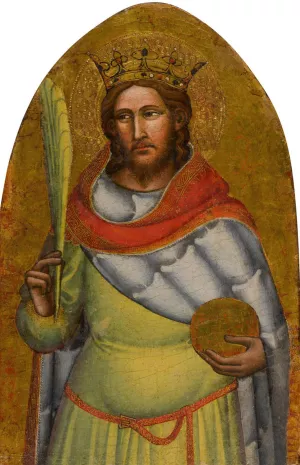 Saint Sigismund by Niccolo Di Pietro Gerini Oil Painting
