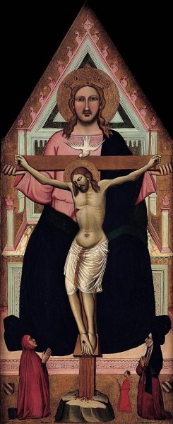 The Trinity by Niccolo Di Pietro Gerini Oil Painting