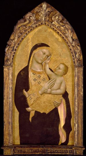 Virgin and Child by Niccolo Di Pietro Gerini Oil Painting