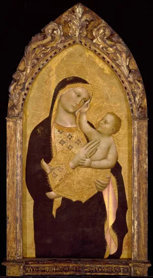 Virgin and Child by Niccolo Di Pietro Gerini Oil Painting
