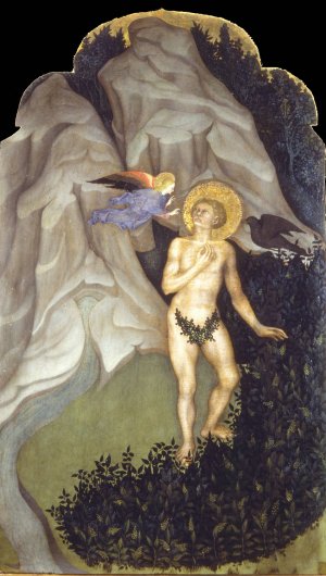 Saint Benedict Tempted in the Wilderness by Niccolo Di Pietro Oil Painting
