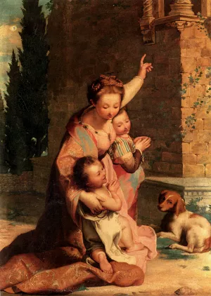 La Preghiera by Niccolo Cecconi Oil Painting