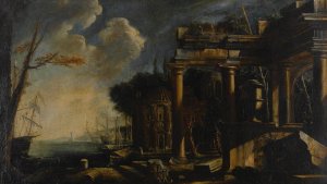 Capriccio by Niccolo Codazzi Oil Painting