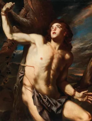 Saint Sebastian by Niccolo De Simone Oil Painting