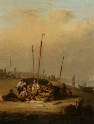 Fishermans Rest by Nicholas Condy Oil Painting