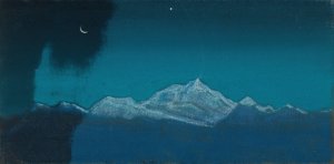 Himalayas, Sikkim by Nicholas Roerich Oil Painting