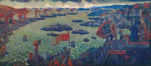 Ready for the Campaign by Nicholas Roerich Oil Painting