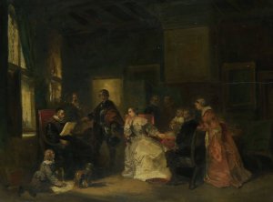 Historical Scene with William the Silent by Nicolaas Pieneman Oil Painting