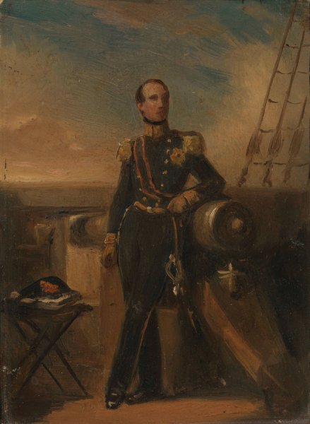 Portrait of Hendrik, Prince of the Netherlands  by Nicolaas Pieneman - Hand-Painted Oil Painting Reproduction