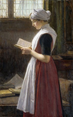 Amsterdam Orphan Girl by Nicolaas Van Der Waay Oil Painting