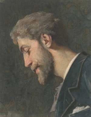 Portret van George Hendrik Breitner by Nicolaas Van Der Waay Oil Painting