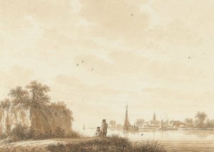 Riviergezicht by Nicolaas Wicart Oil Painting