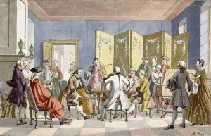 Interieur met musicerend gezelschap by Nicolaes Aartman Oil Painting