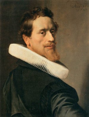 Self-Portrait at the Age of Thirty-Six by Nicolaes Eliasz Pickenoy Oil Painting