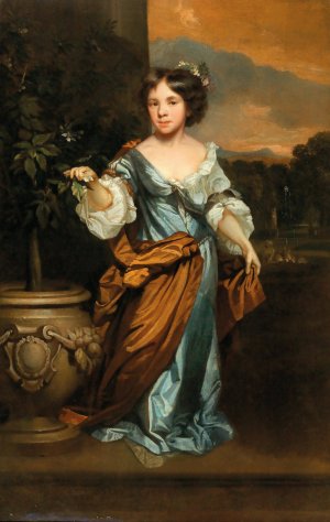 Portrait Of A Girl by Nicolaes Maes Oil Painting