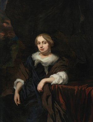 Portrait of a lady by Nicolaes Maes Oil Painting