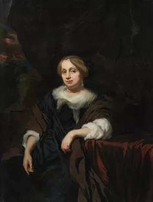 Portrait of a lady by Nicolaes Maes Oil Painting