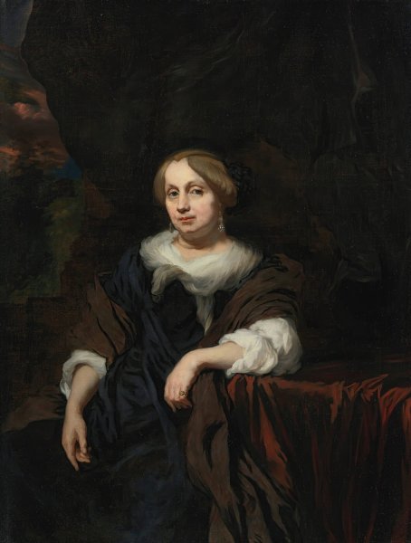 Portrait of a lady by Nicolaes Maes - Hand-Painted Oil Painting Reproduction