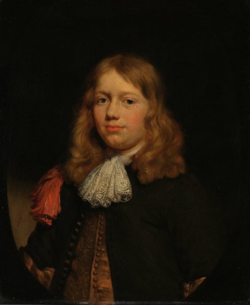 Portrait of a Young Man  by Nicolaes Maes - Hand-Painted Oil Painting Reproduction