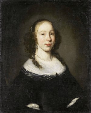 Portrait of a young Woman by Nicolaes Maes Oil Painting