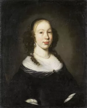 Portrait of a young Woman by Nicolaes Maes Oil Painting