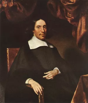 Portrait of Justus Criex by Nicolaes Maes Oil Painting