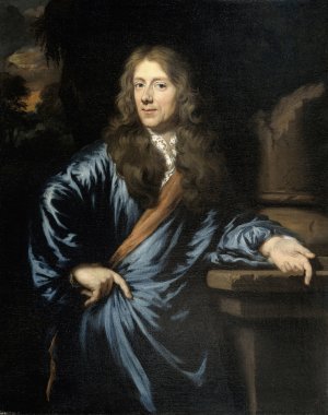 Portrait of Willem Pottey, Lawyer and Accountant-General of Flushing by Nicolaes Maes Oil Painting