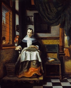 The Virtuous Woman by Nicolaes Maes Oil Painting