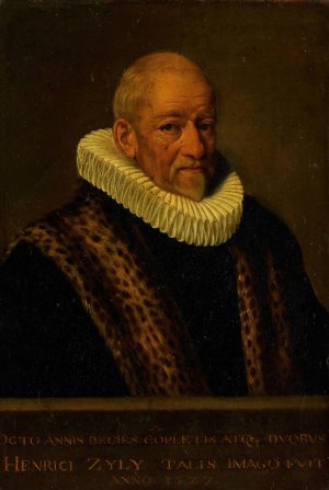 Portrait of Henricus van Zijl by Nicolaes Van Borculo Oil Painting
