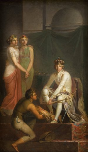 The Abolition Of Adscription In 1788 by Nicolai Abraham Abildgaard Oil Painting