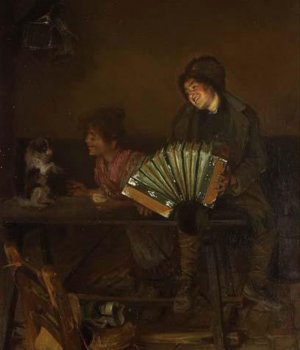 Muchachas by Nicolas Jimenez Alperiz Oil Painting
