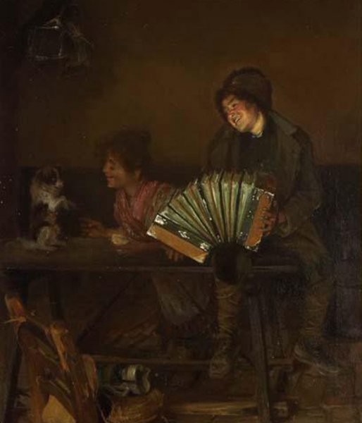 Muchachas by Nicolas Jimenez Alperiz - Hand-Painted Oil Painting Reproduction
