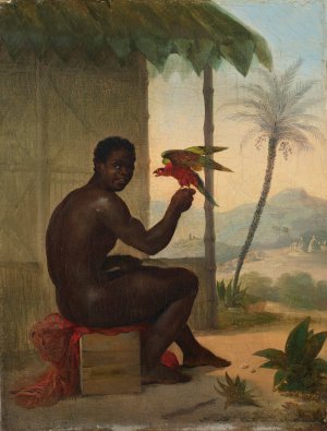 Brazilian slave by Nicolas-Antoine Taunay Oil Painting