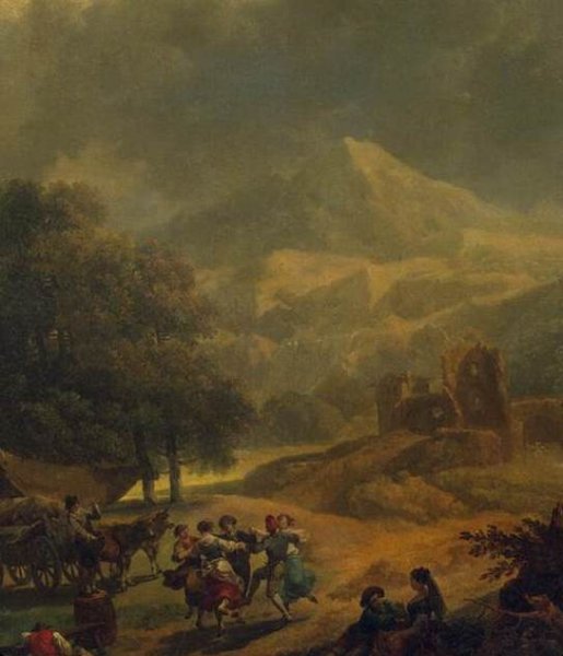 Main Product Photo of Country Landscape Painting by Nicolas Antoine Taunay