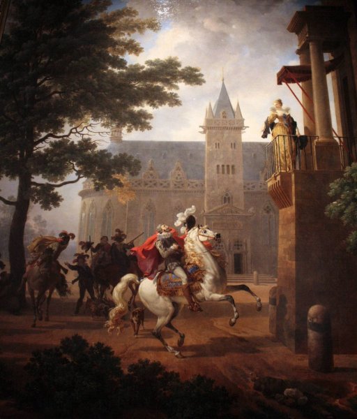 Henri IV Caracolant by Nicolas-Antoine Taunay - Hand-Painted Oil Painting Reproduction