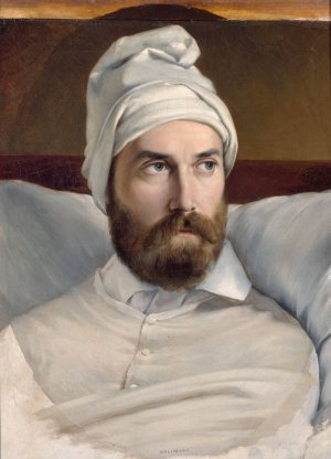 Portrait d'Auguste Hesse by Nicolas Auguste Galimard Oil Painting
