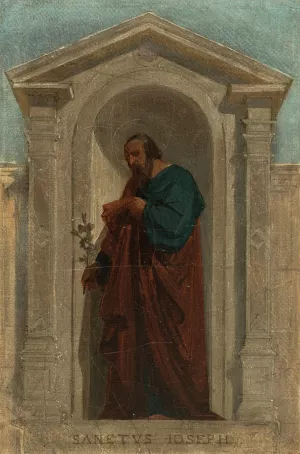 Saint Joseph by Nicolas Auguste Hesse Oil Painting