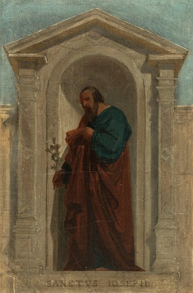 Main Product Photo of Saint Joseph  Painting by Nicolas Auguste Hesse