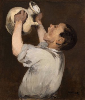 Boy with Pitcher by Nicolas Bernard Lepicie Oil Painting