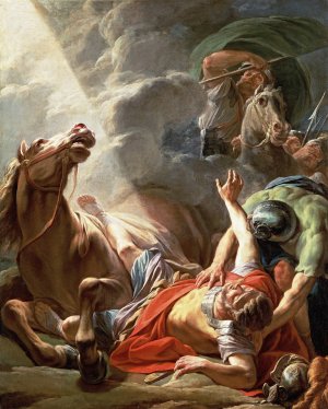 The Conversion Of Saint Paul by Nicolas Bernard Lepicie Oil Painting